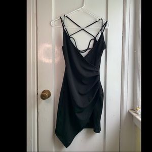 NTW Asymmetrical body con dress